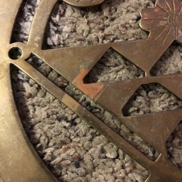 Brass Wall Candle Holder Used Some Wear - Picture 2 of 12